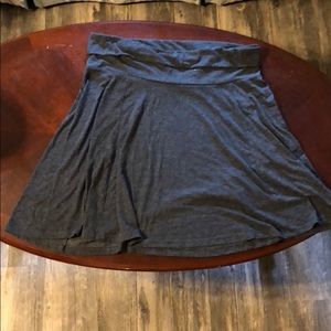 Grey yoga skirt